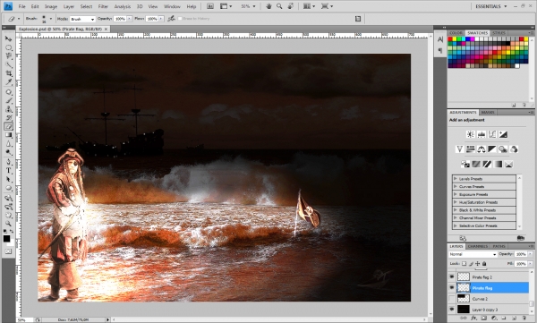 Creation of Pirates: Step 9